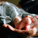 Image of a mom holding her newborn baby's feet. Overcome the stress of postpartum with the help of a skilled postpartum therapy in Atlanta, GA.
