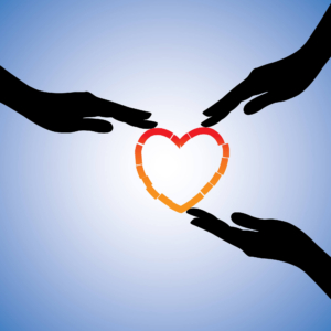Silhouetted hands protect and support a glowing heart, symbolizing compassion and healing. This image reflects the care of a trauma therapist in Atlanta, GA who offers both trauma therapy in Atlanta, GA and anxiety therapy Atlanta GA residents can trust 